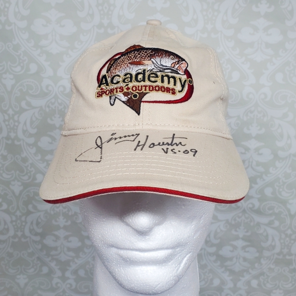 Autographed by Jimmy Houston  academy sports  cap.. 2009